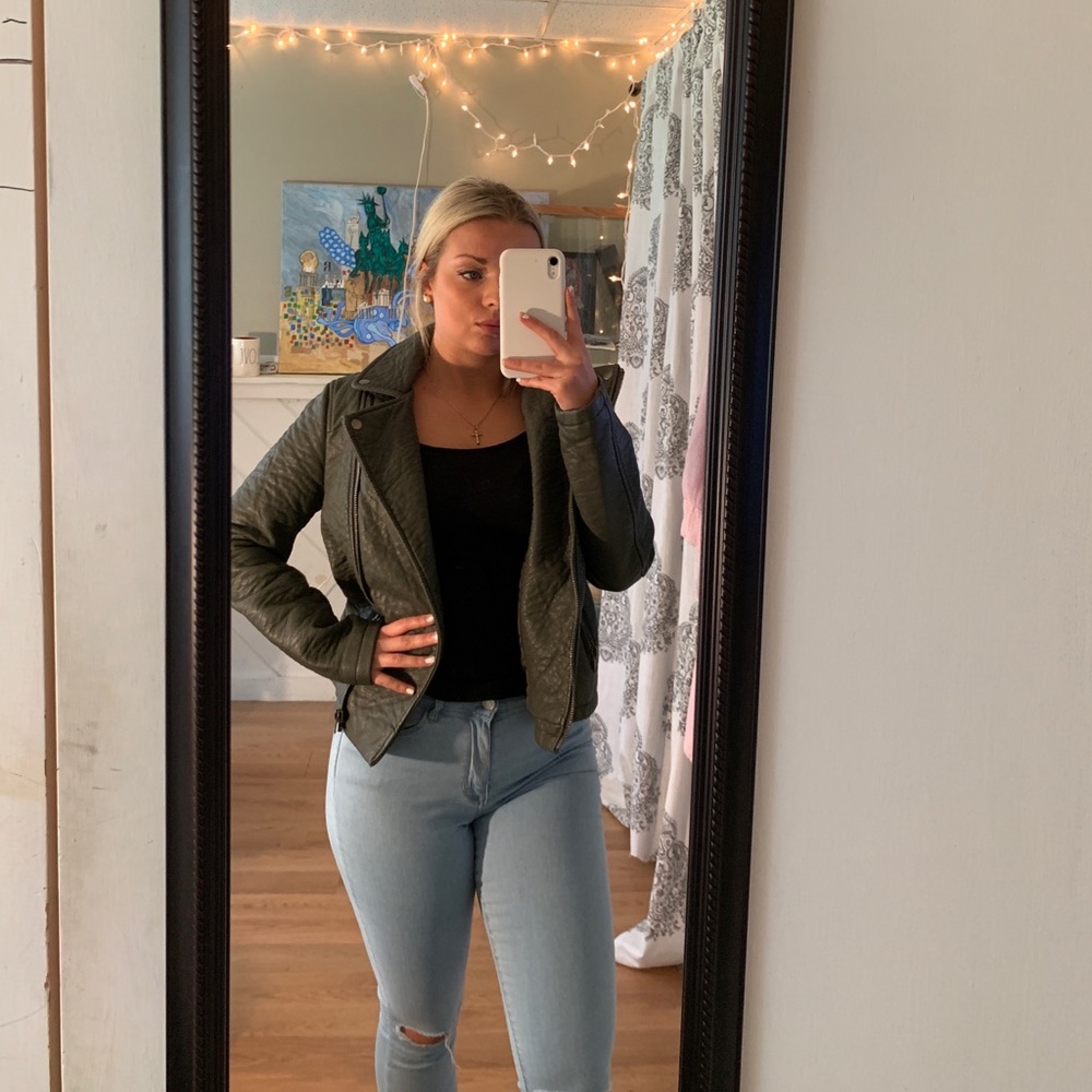 Leather jacket